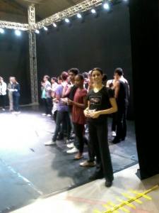 Roberta Belizário do "BFC" na premiação